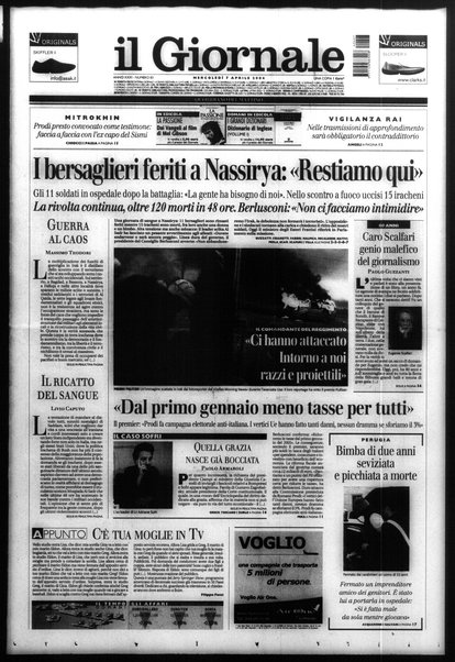 Il giornale : quotidiano del mattino